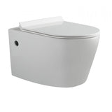 Flay-R Rimless Nano Glaze Wall Hung Toilet (Gloss White)
