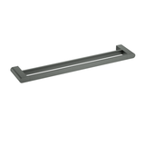 Flores Double Towel Rail 600 mm Brushed Gun Metal