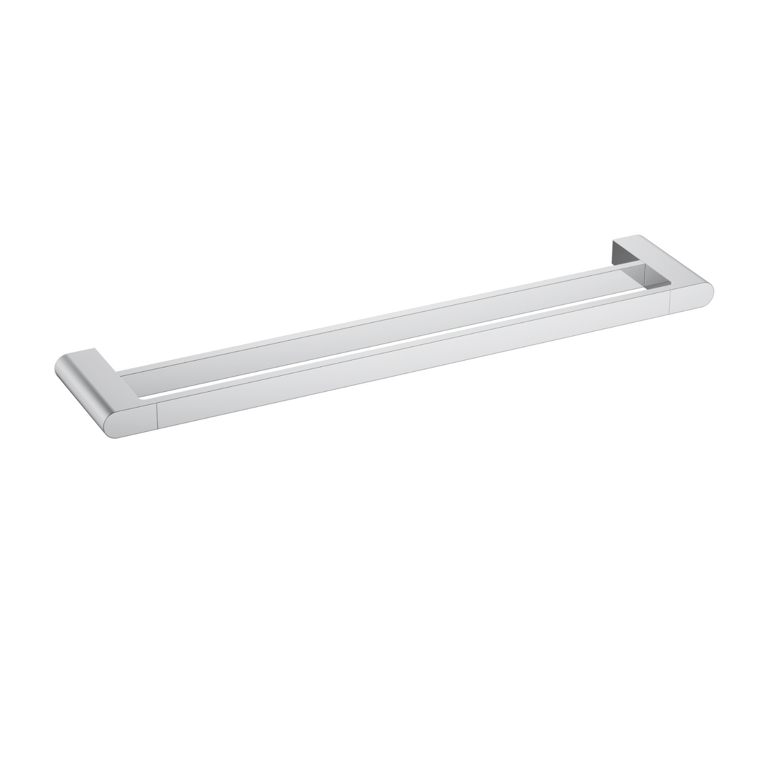 Flores Double Towel Rail 600 mm Chrome