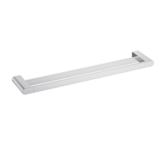 Flores Double Towel Rail 600 mm Chrome