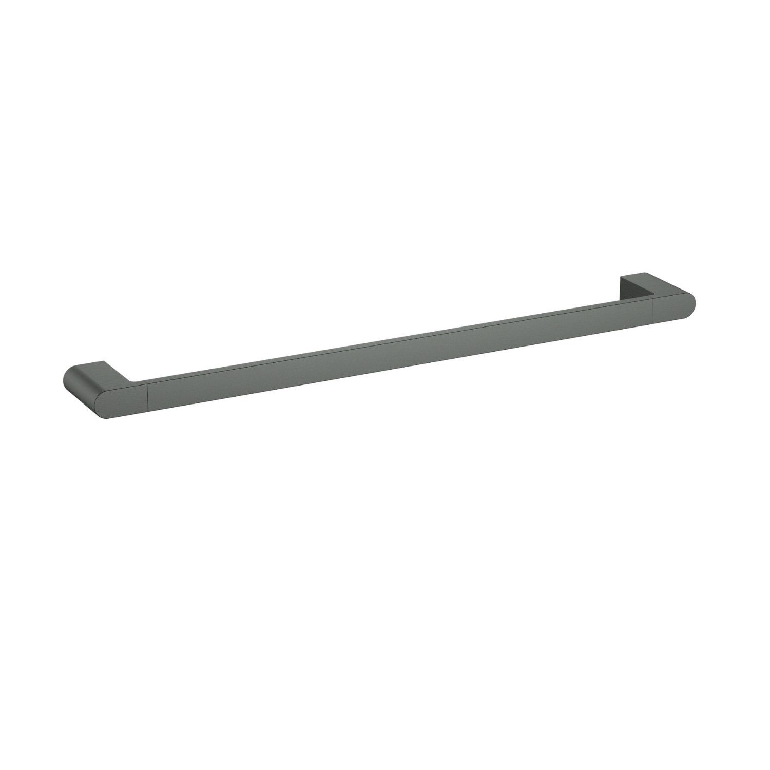 Flores Single Towel Rail 800 mm Brushed Gun Metal