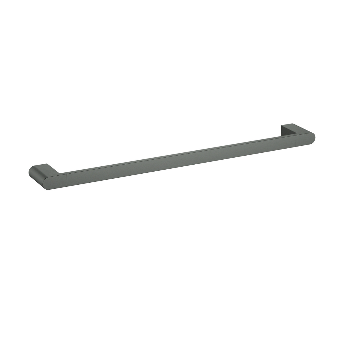 Flores Single Towel Rail 800 mm Brushed Gun Metal