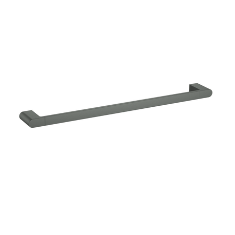 Flores Single Towel Rail 800 mm Brushed Gun Metal