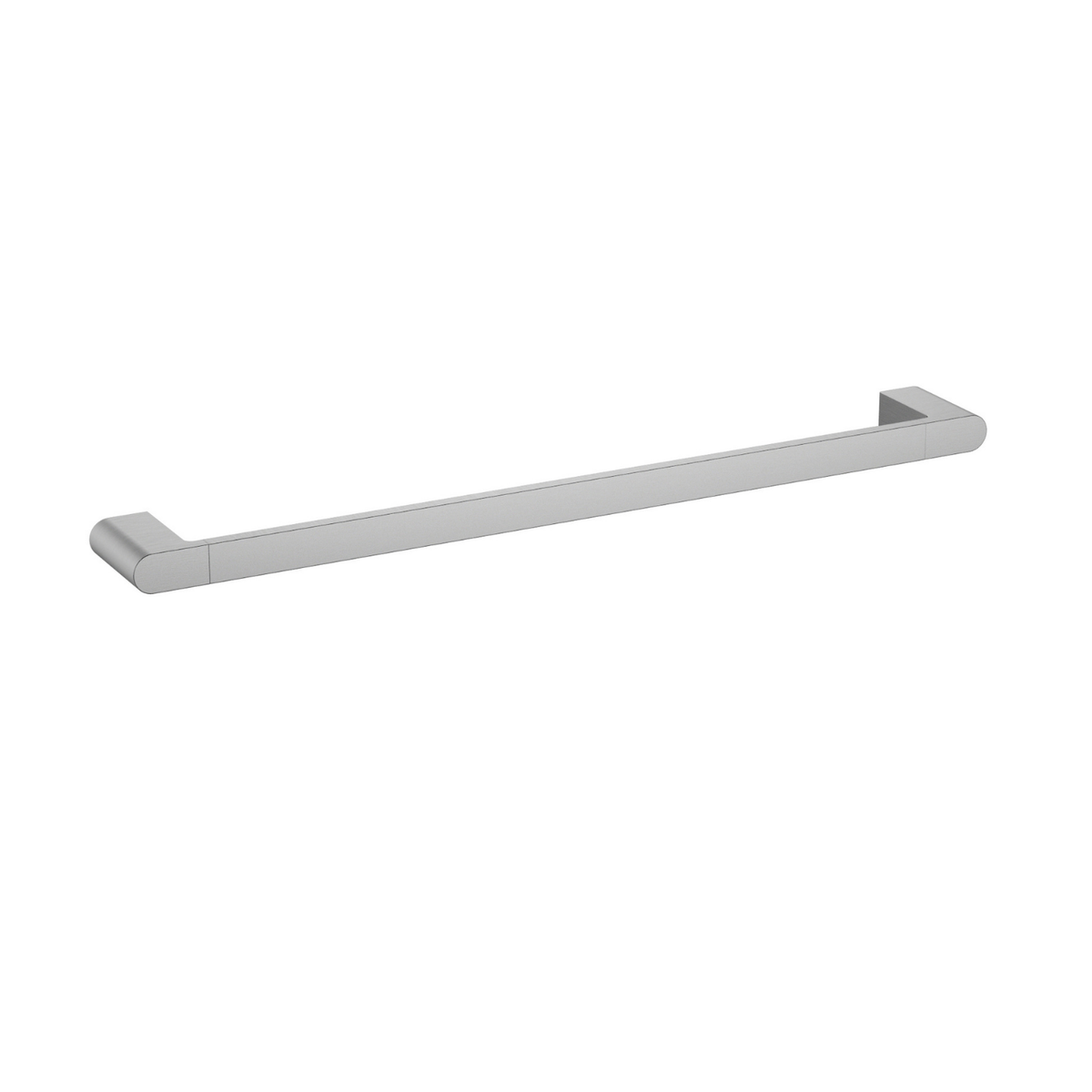 Flores Single Towel Rail 800 mm Brushed Nickel