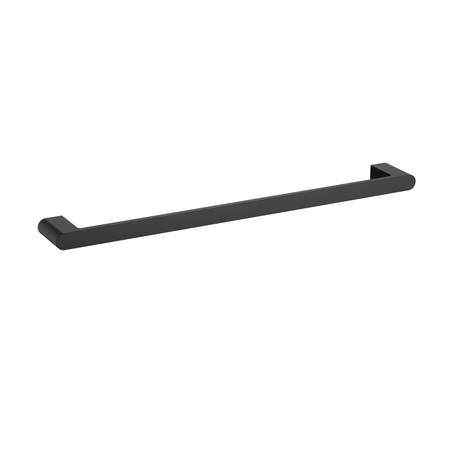Flores Single Towel Rail 800 mm Matte Black