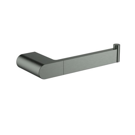 Flores Toilet Roll Holder Brushed Gun Metal