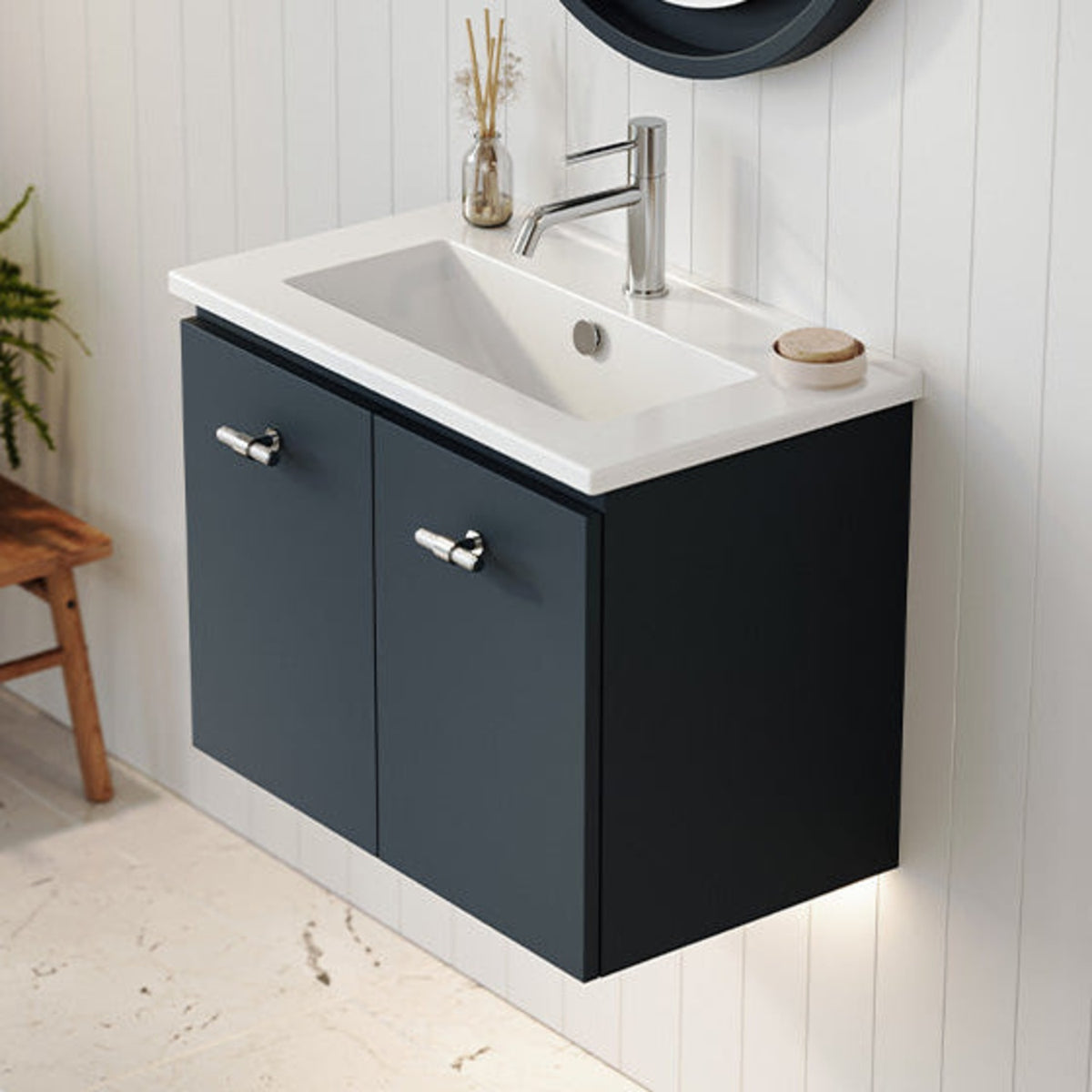 Timberline FLORIDA ENSUITE Single Bowl Wall Hung Vanity (All Sizes)