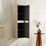 Fluted Rhea Tall Boy Natural Oak
