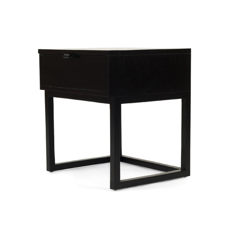 Flynn Grade Acacia Wood Bedside Table - 0.55m