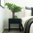 Flynn Grade Acacia Wood Bedside Table - 0.55m