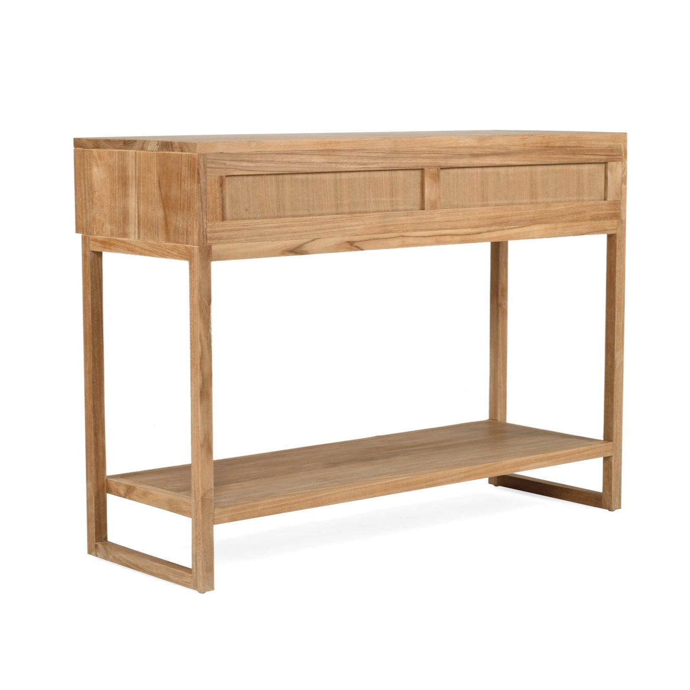 Flynn Teak Console Table – Natural –  0.8m