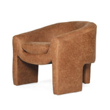 Freja Timber frame Armchair – Cognac Leather