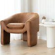 Freja Timber frame Armchair – Cognac Leather
