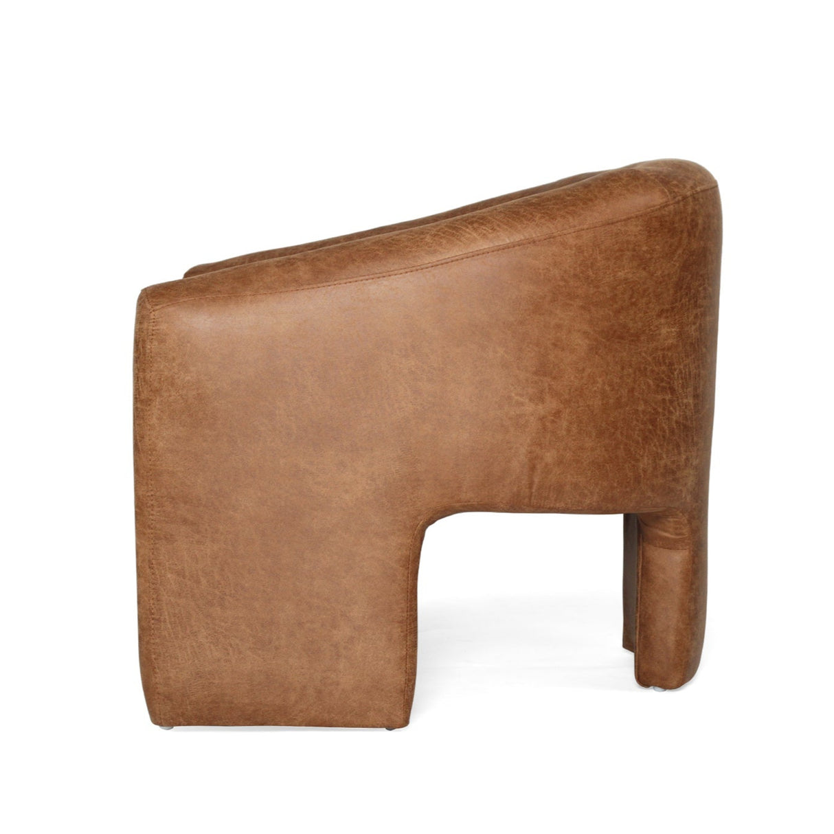 Freja Timber frame Armchair – Cognac Leather