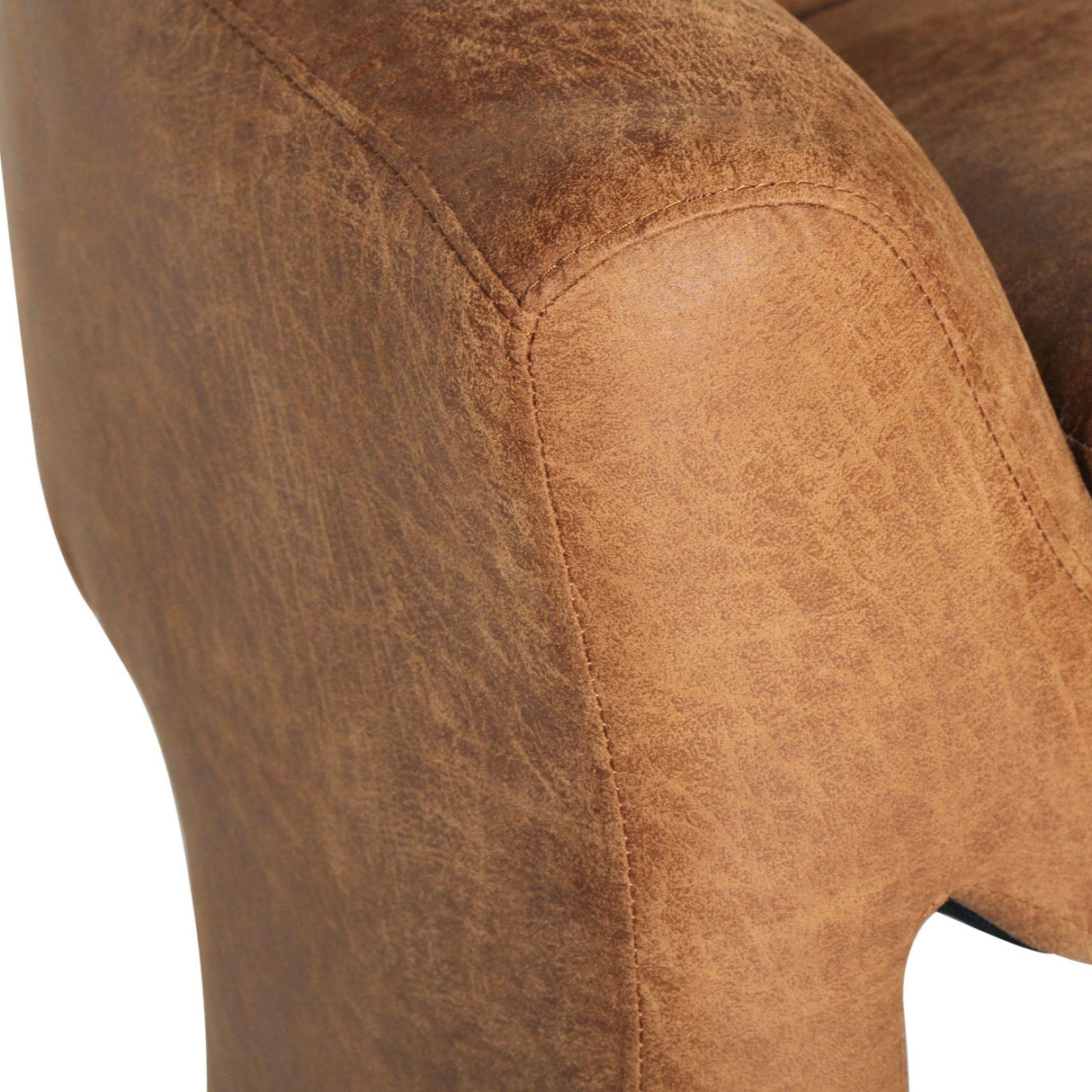 Freja Timber frame Armchair – Cognac Leather
