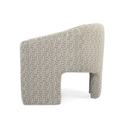 Freja Timber frame Armchair – Mottled Taupe