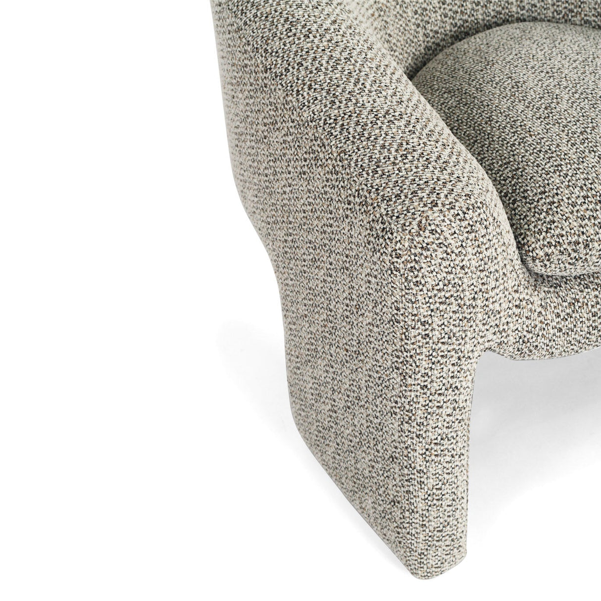 Freja Timber frame Armchair – Mottled Taupe
