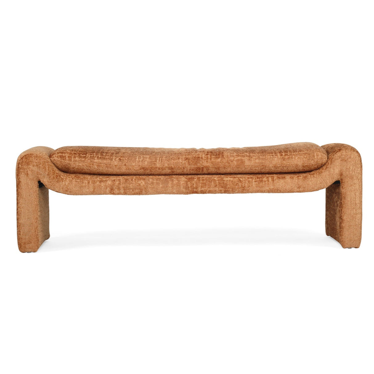 Freja Timber frame Bench – Burnt Ochre