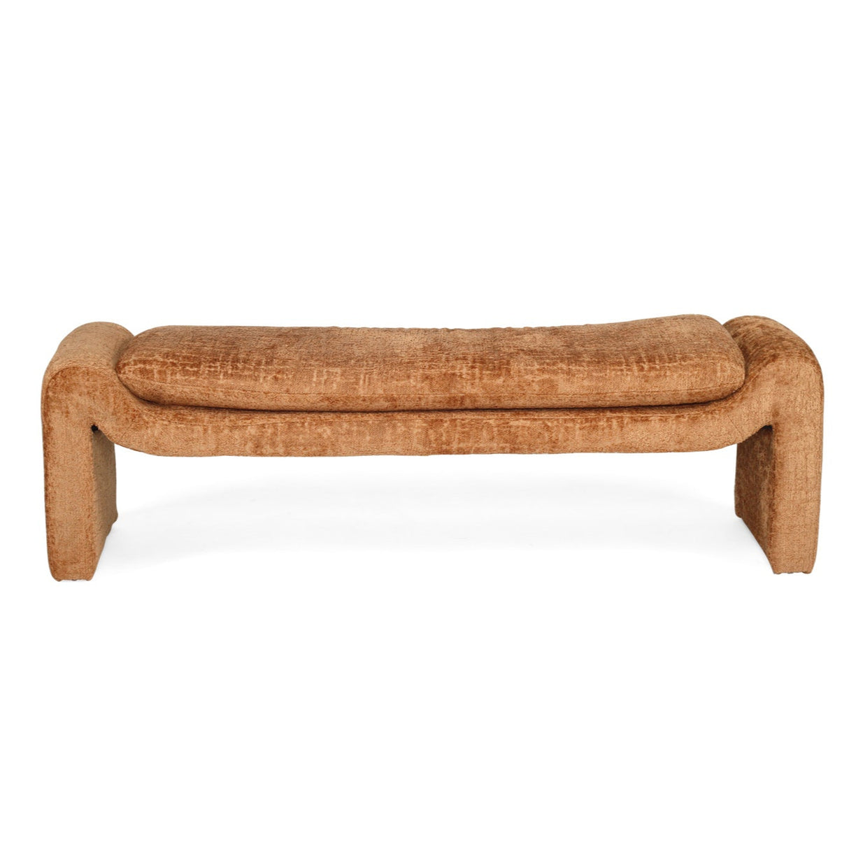 Freja Timber frame Bench – Burnt Ochre