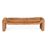 Freja Timber frame Bench – Burnt Ochre