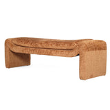 Freja Timber frame Bench – Burnt Ochre