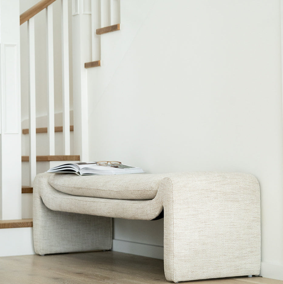 Freja Timber frame Bench – Linen