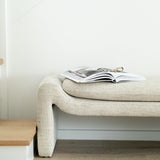 Freja Timber frame Bench – Linen