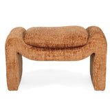 Freja Timber frame Ottoman – Burnt Ochre