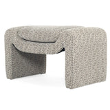 Freja Timber frame Ottoman – Mottled Taupe