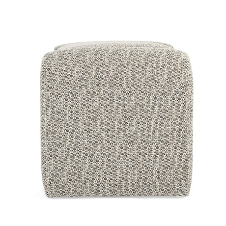 Freja Timber frame Ottoman – Mottled Taupe