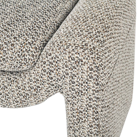 Freja Timber frame Ottoman – Mottled Taupe