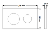 R&T Push Plate Matte Full Black