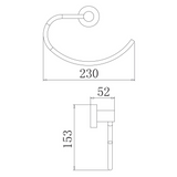 GLOBE Series Towel Ring (Chrome)