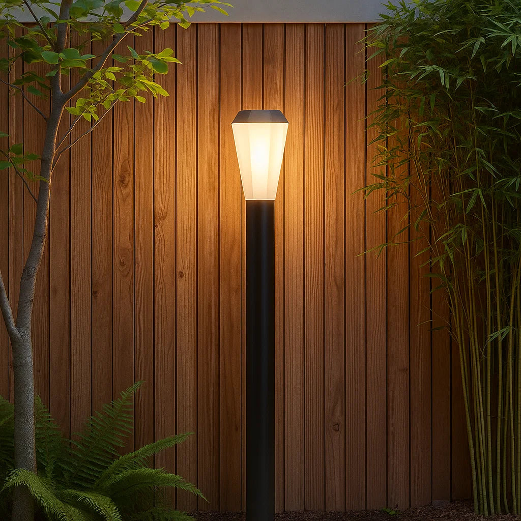 GEB: LED Surface Mounted Tapered Bollard Lights IP54