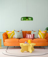 GELATINA: Interior Dome Glass with Brass Highlight Pendant Lights