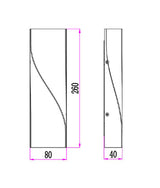 GIROTRI: Exterior LED Tri-CCT Surface Mounted Up/Down Twist Wall Lights IP65