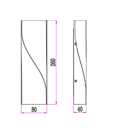 GIROTRI: Exterior LED Tri-CCT Surface Mounted Up/Down Twist Wall Lights IP65