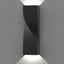 GIROTRI: Large Exterior LED Tri-CCT Surface Mounted Up/Down Twist Wall Lights IP65
