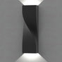 GIROTRI: Large Exterior LED Tri-CCT Surface Mounted Up/Down Twist Wall Lights IP65