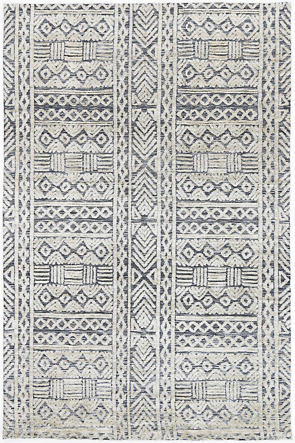 Amritsar Glenroy Blue Tribal Rug