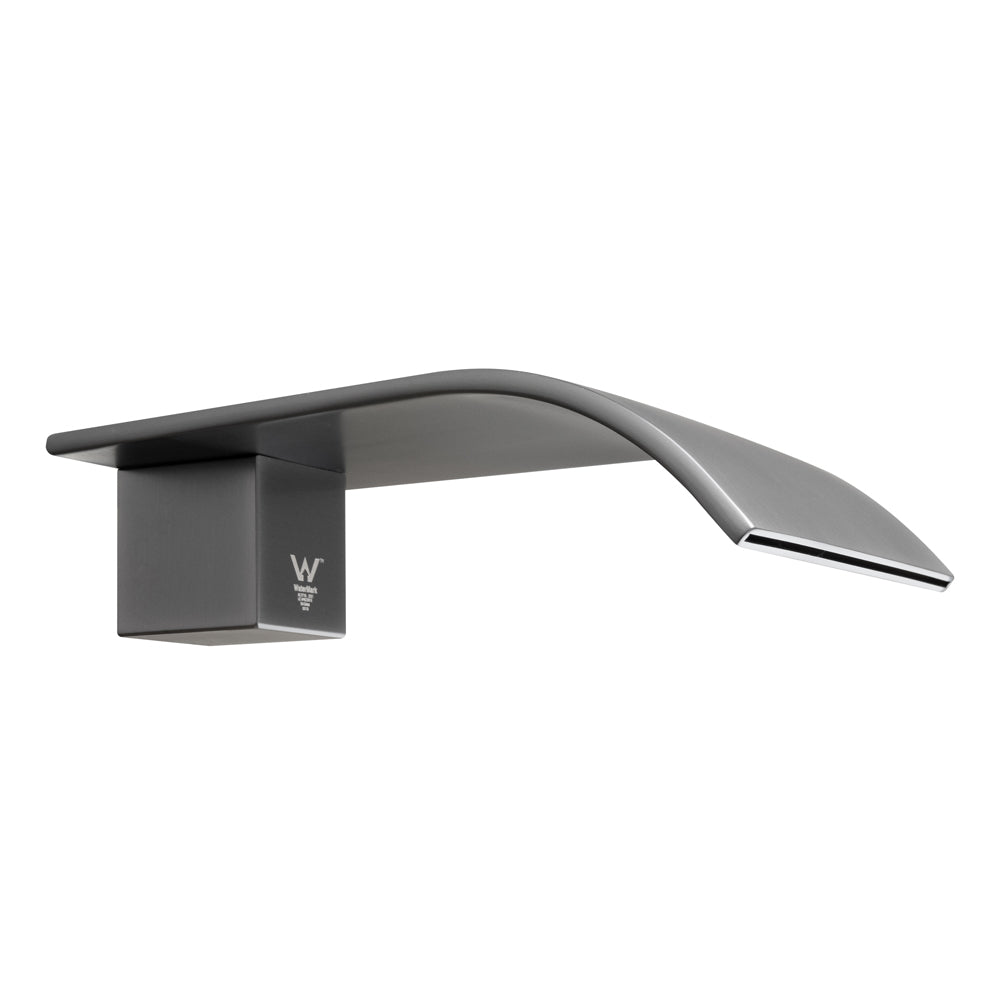 CASCADE Series Waterfall Bathtub/Basin Wall Spout - Brushed Gun Metal Alternate View