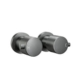 Shower Wall Tap - Brushed Gun Metal