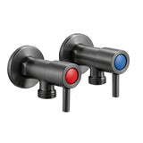 Round Water Stop Valves (One Pair)