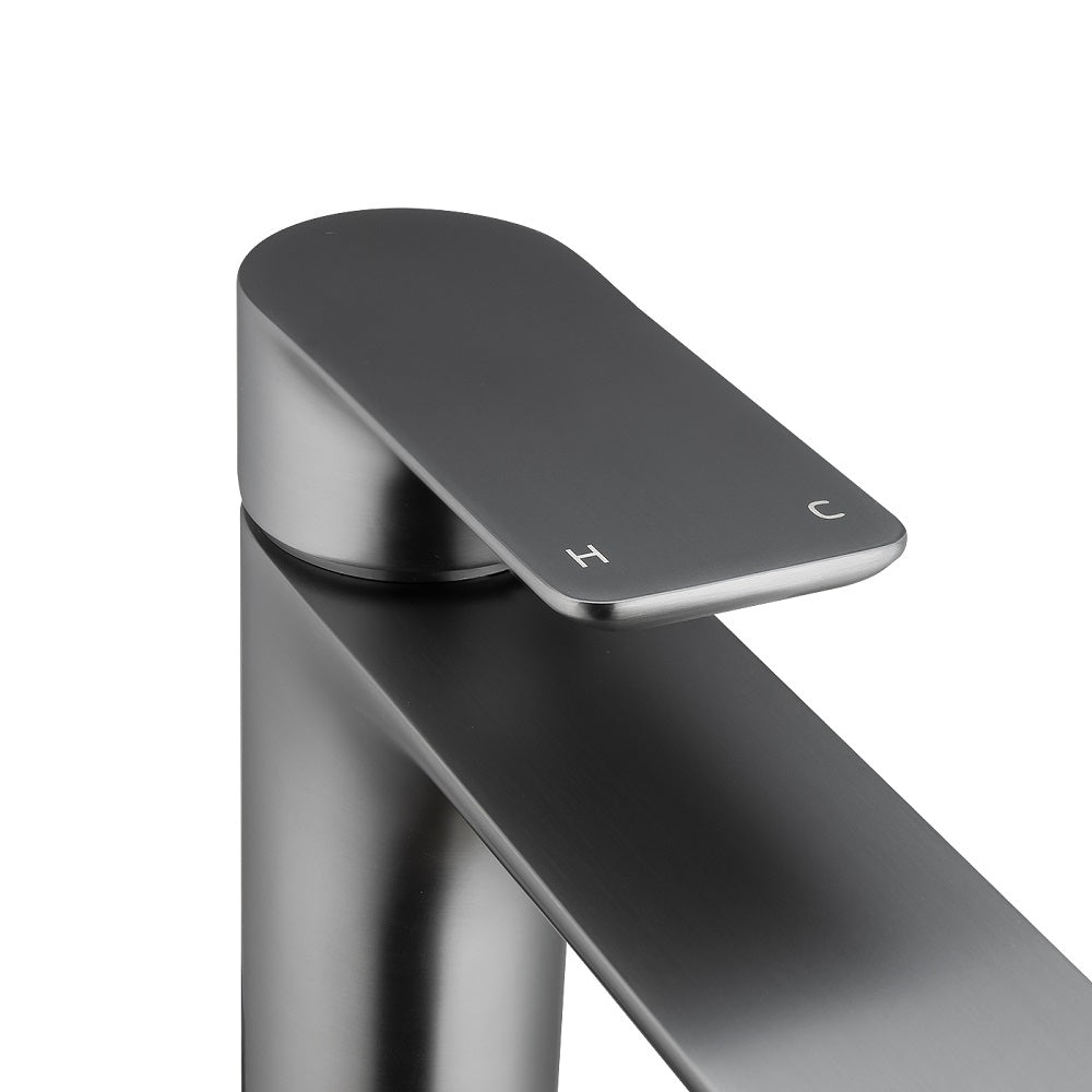 VOG Tall Basin Mixer - Brushed Gun Metal