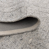 Seren Grey Modern Wool Rug
