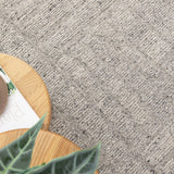 Seren Grey Modern Wool Rug