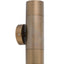 GU10 Exterior Wall Pillar Spot Lights (Aged Brass) IP65