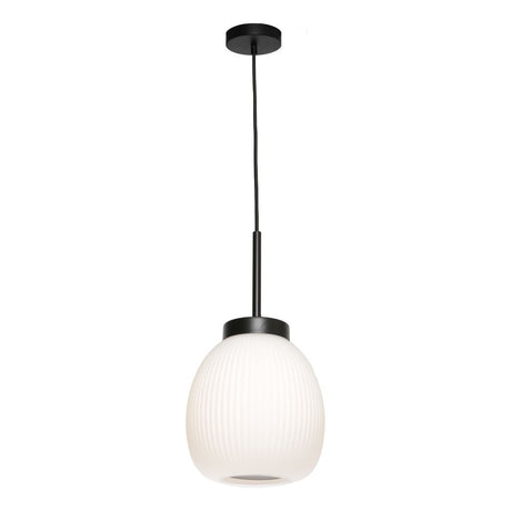 Garman 1 Light Pendant Black