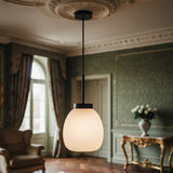 Garman 1 Light Pendant Black