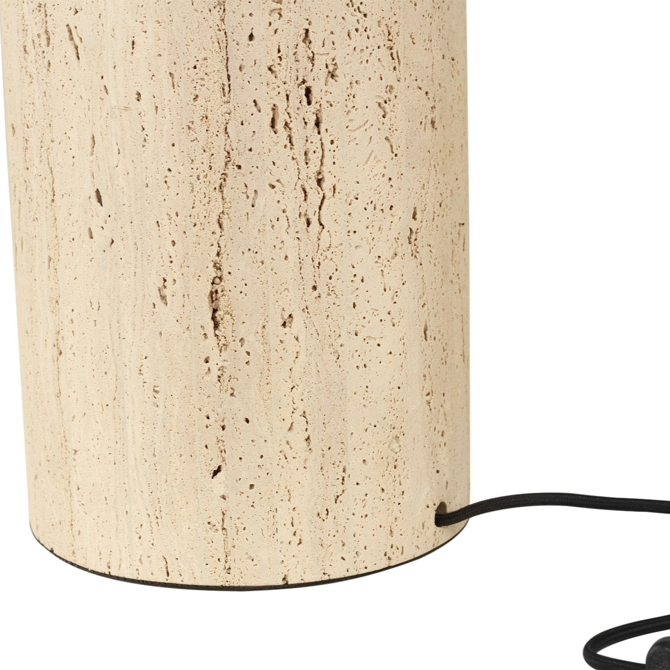Geo Solid natural Travertine Lamp – 0.4m